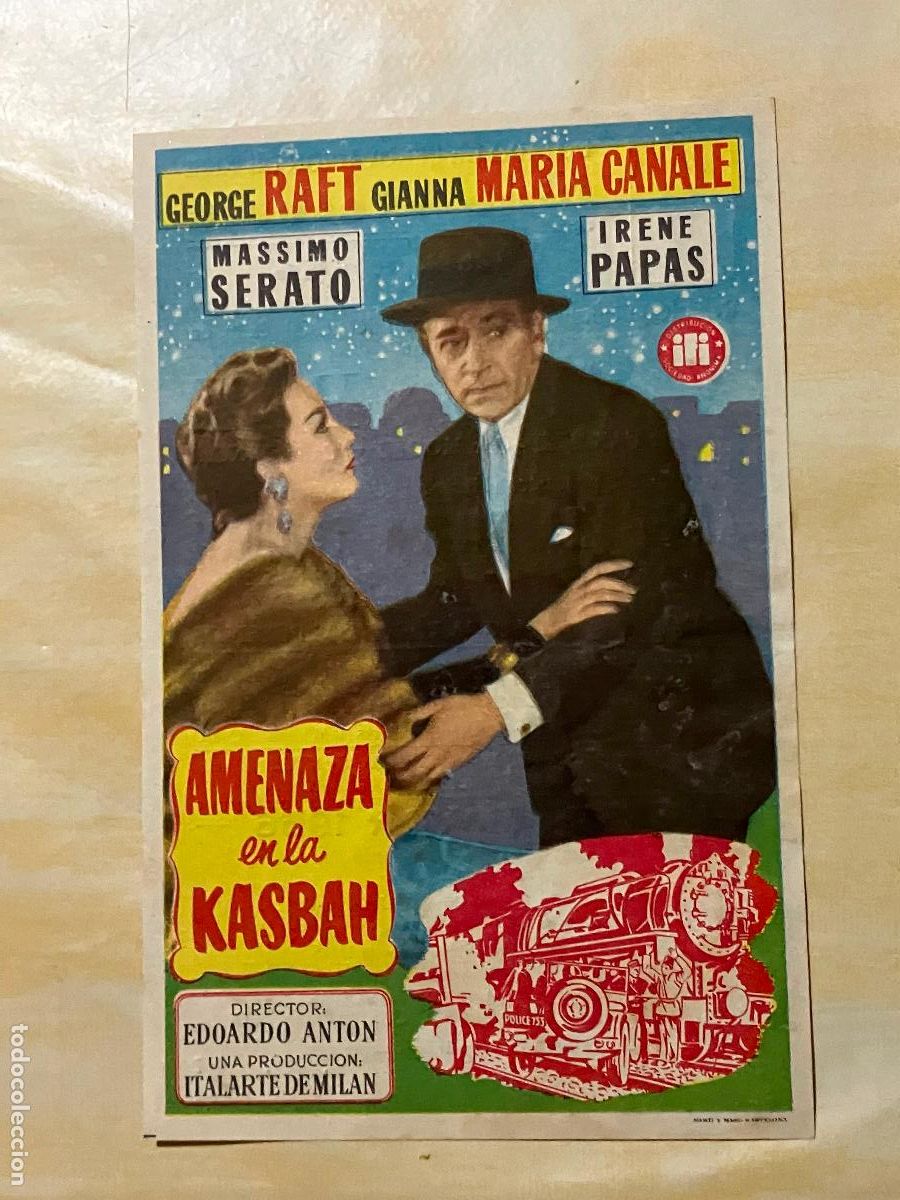 Cine: Amenaza en la Kasbah - Programa de cine C/P Badalona 1956