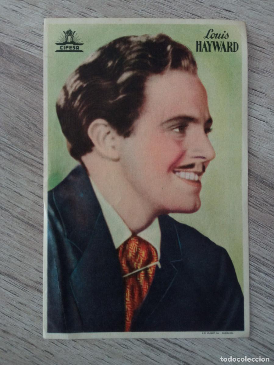 Cine: LOUIS HAYWARD, PUBLICIDAD DE DENTICHLOR - Foto 1