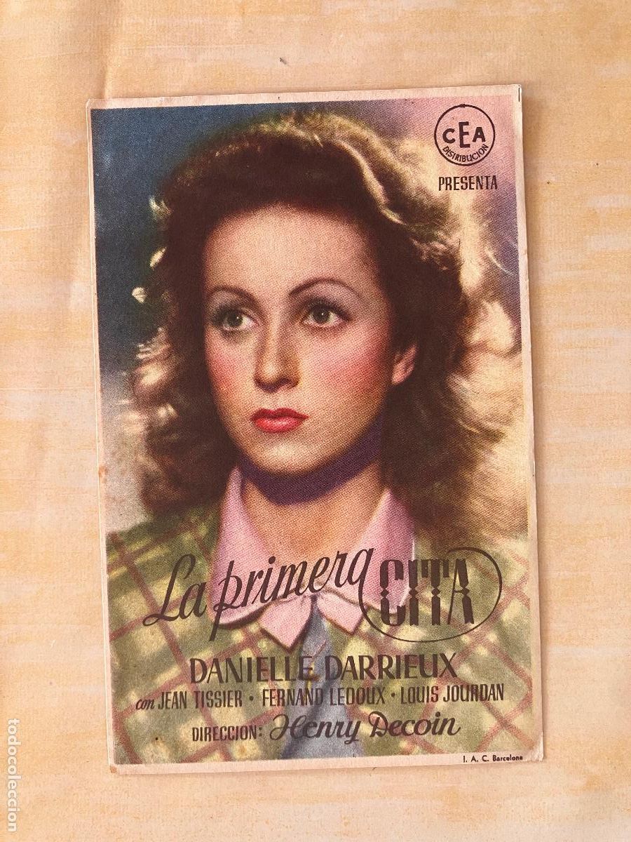 Cinema: La primera cita - Programa de cine C/P Badalona 1944