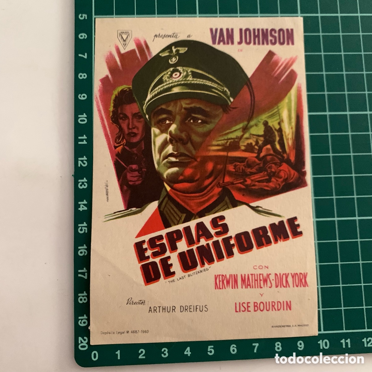 Cine: PROGRAMA DE CINE FOLLETO DE MANO PELICULA ESPIAS DE UNIFORME - Foto 1