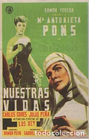 Cine: PROGRAMA DE CINE: NUESTRAS VIDAS PC-8147 - Foto 1