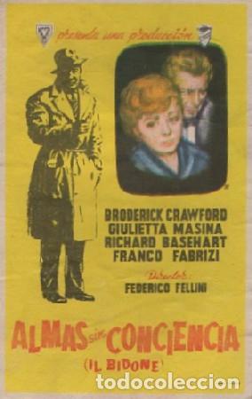 Cine: PROGRAMA DE CINE: ALMAS SIN CONCIENCIA PC-8151 - Foto 1