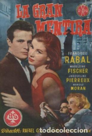 Cine: PROGRAMA DE CINE: LA GRAN MENTIRA PC-8153 - Foto 1