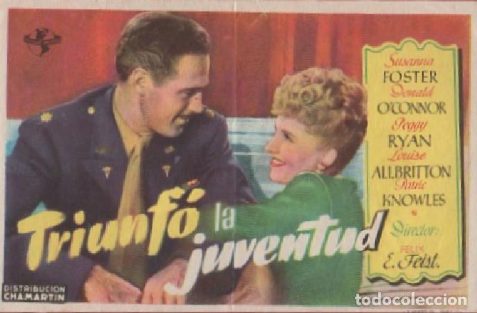 Cine: PROGRAMA DE CINE: TRIUNF&Oacute; LA JUVENTUD PC-8190 - Foto 1
