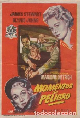 Cine: PROGRAMA DE CINE: MOMENTOS DE PELIGRO PC-8195 - Foto 1