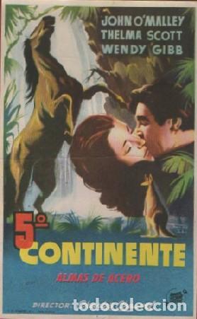 Cine: PROGRAMA DE CINE: 5&ordm; CONTINENTE. ALMAS DE ACERO PC-8200 - Foto 1