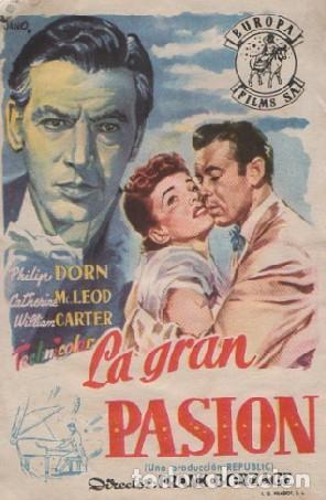 Cine: PROGRAMA DE CINE: LA GRAN PASION PC-8203 - Foto 1