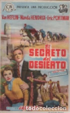 Cine: PROGRAMA DE CINE: EL SECRETO DEL DESIERTO PC-8206 - Foto 1