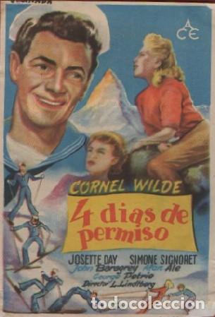 Cine: PROGRAMA DE CINE: 4 D&Iacute;AS DE PERMISO PC-8210 - Foto 1