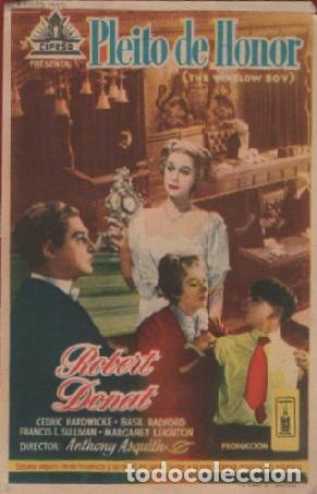 Cine: PROGRAMA DE CINE: PLEITO DE HONOR PC-8212 - Foto 1