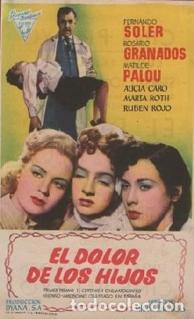 Cine: PROGRAMA DE CINE: EL DOLOR DE LOS HIJOS PC-8213 - Foto 1