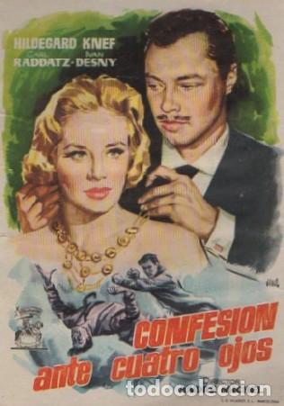 Cine: PROGRAMA DE CINE: CONFESI&Oacute;N ANTE CUATRO OJOS PC-8216 - Foto 1