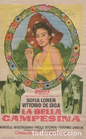 Cine: PROGRAMA DE CINE: LA BELLA CAMPESINA PC-8221 - Foto 1