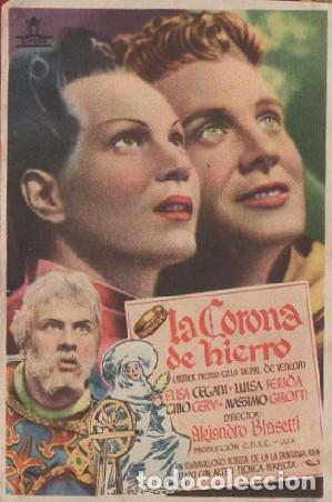 Cine: PROGRAMA DE CINE: LA CORONA DE HIERRO PC-8224 - Foto 1