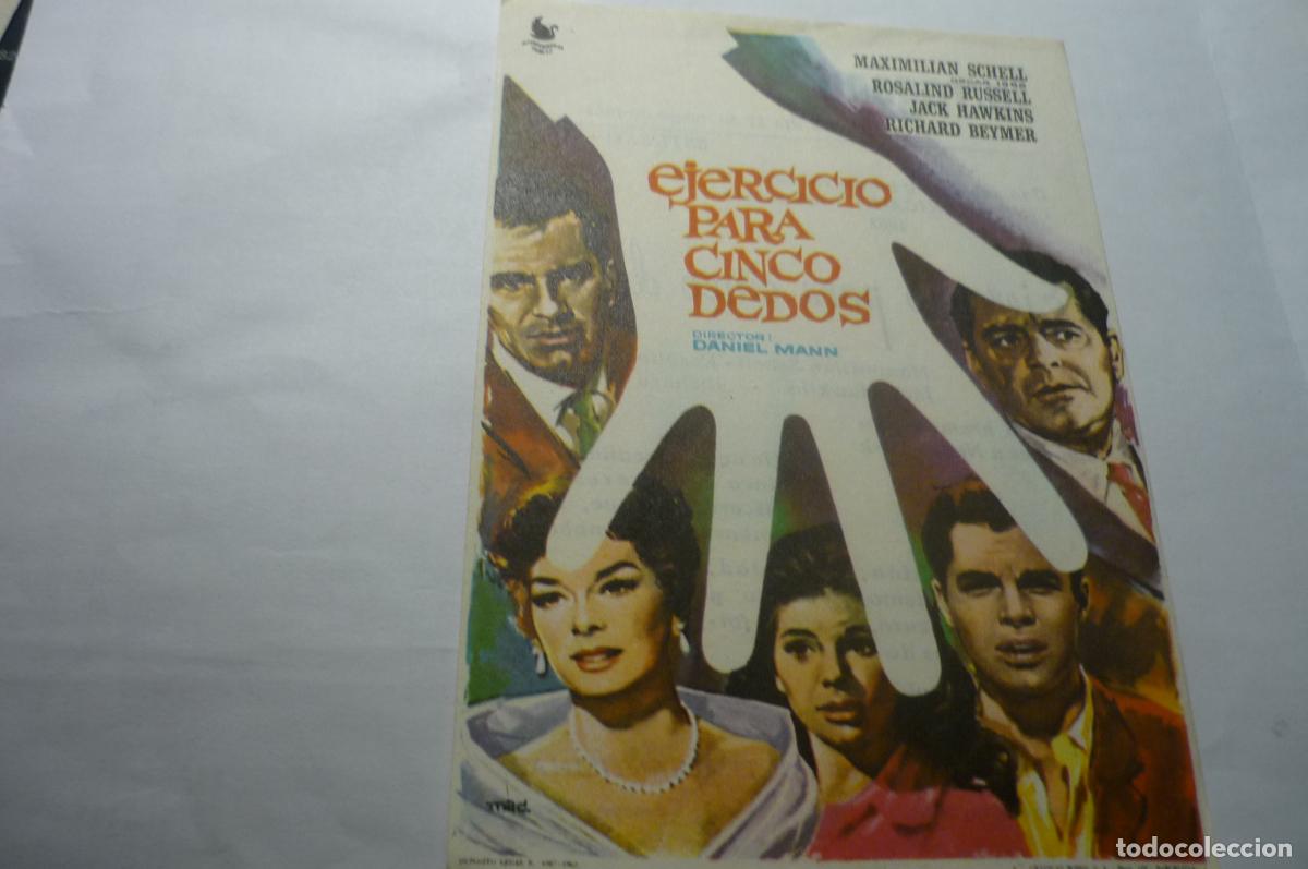 Cine: programa ejercicio para cinco dedos-maximilian schell-publicidad - Foto 1