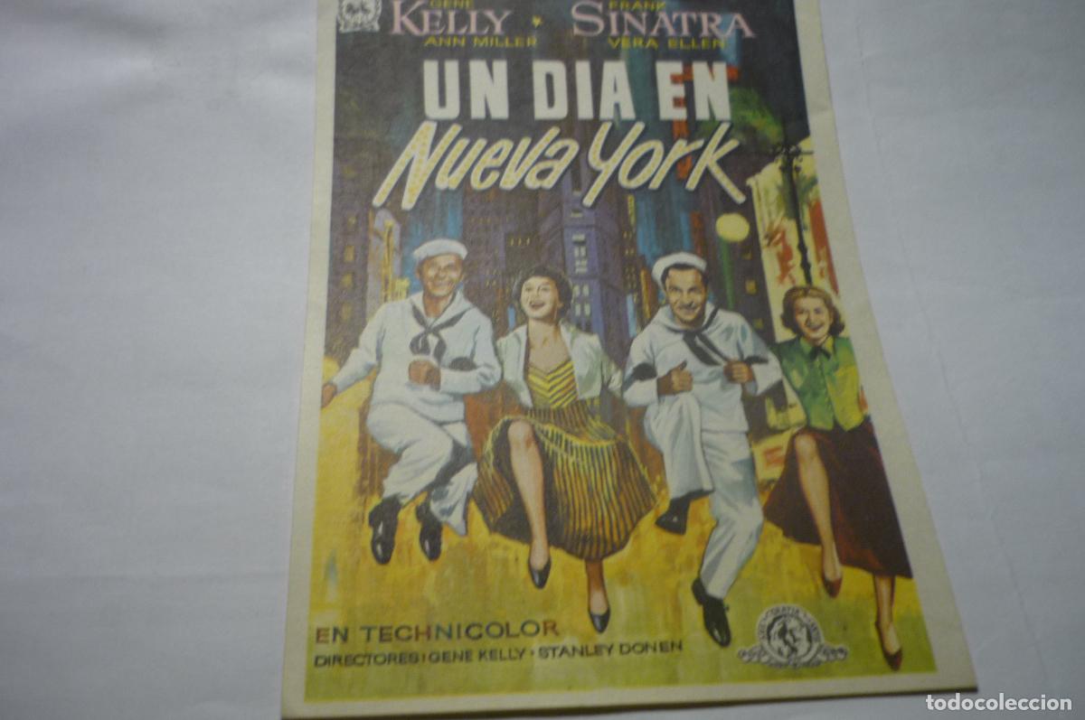 Cine: programa un dia en nueva york.-frank sinatra - Foto 1