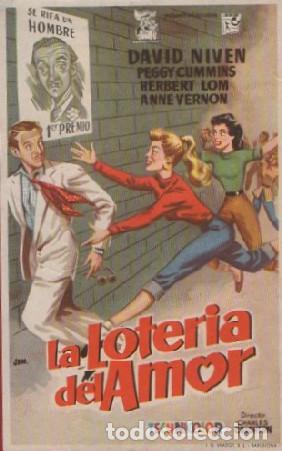 Cine: PROGRAMA DE CINE: LA LOTER&Iacute;A DEL AMOR PC-8238 - Foto 1