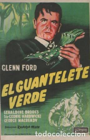 Cine: PROGRAMA DE CINE: EL GUANTELETE VERDE PC-8249 - Foto 1