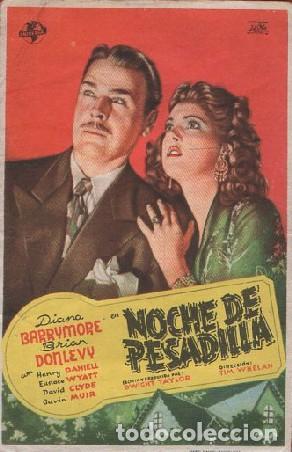 Cine: PROGRAMA DE CINE: NOCHE DE PESADILLA PC-8263 - Foto 1