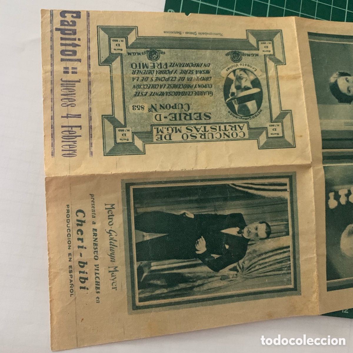 Cine: Programa de cine folleto de mano pel&iacute;cula cheri bibi capitol - Foto 5