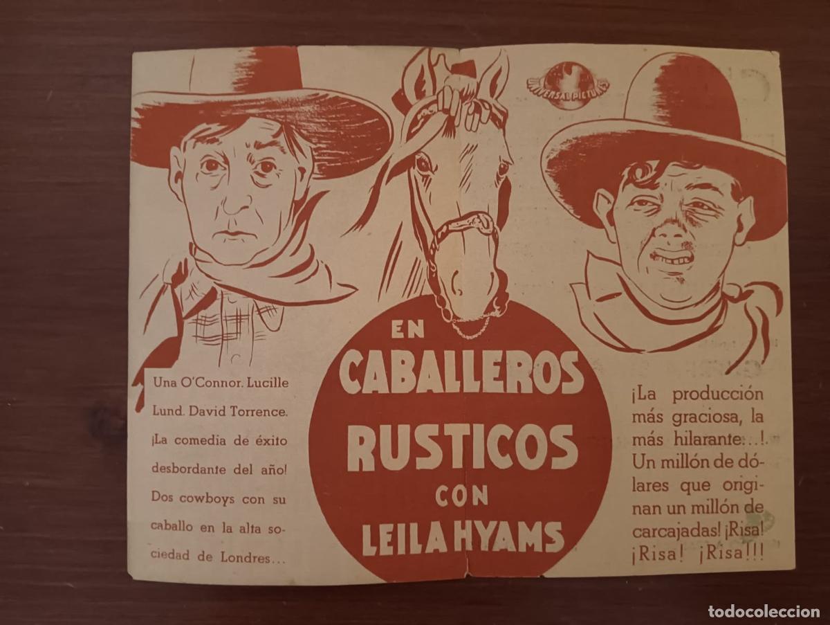 Cine: PTCC 405 CABALLEROS RUSTICOS PROGRAMA DOBLE verde UNIVERSAL SLIM SUMMERVILLE ANDY DEVINE - Foto 2