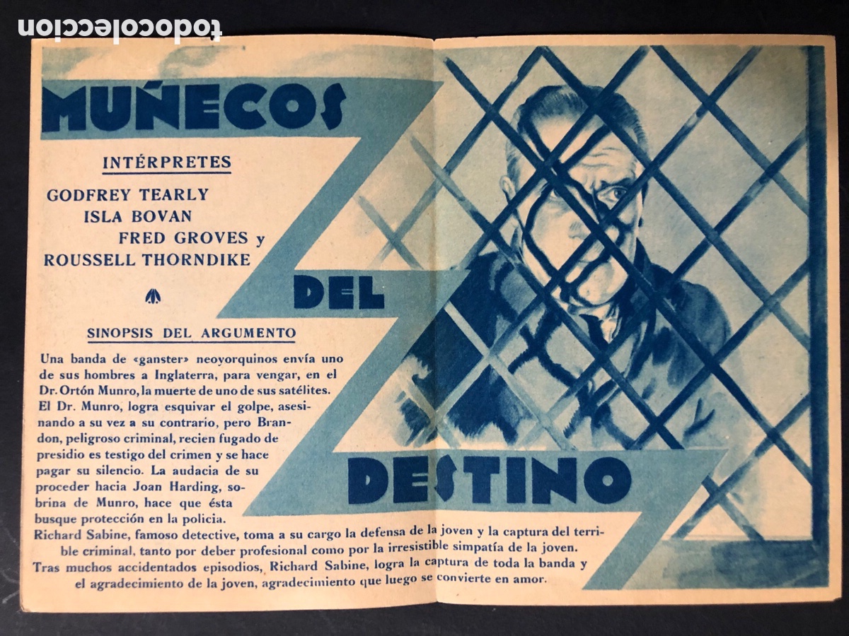 Cine: Programa mu&ntilde;ecos del destino Godfrey tearly A11 - Foto 2