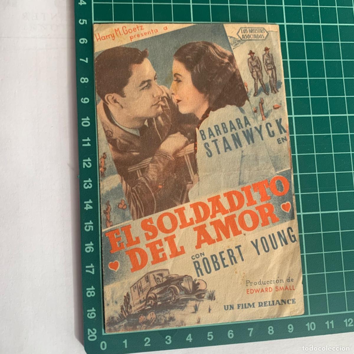 Kino: Programa de cine folleto de mano pelicula el soldadito del amor