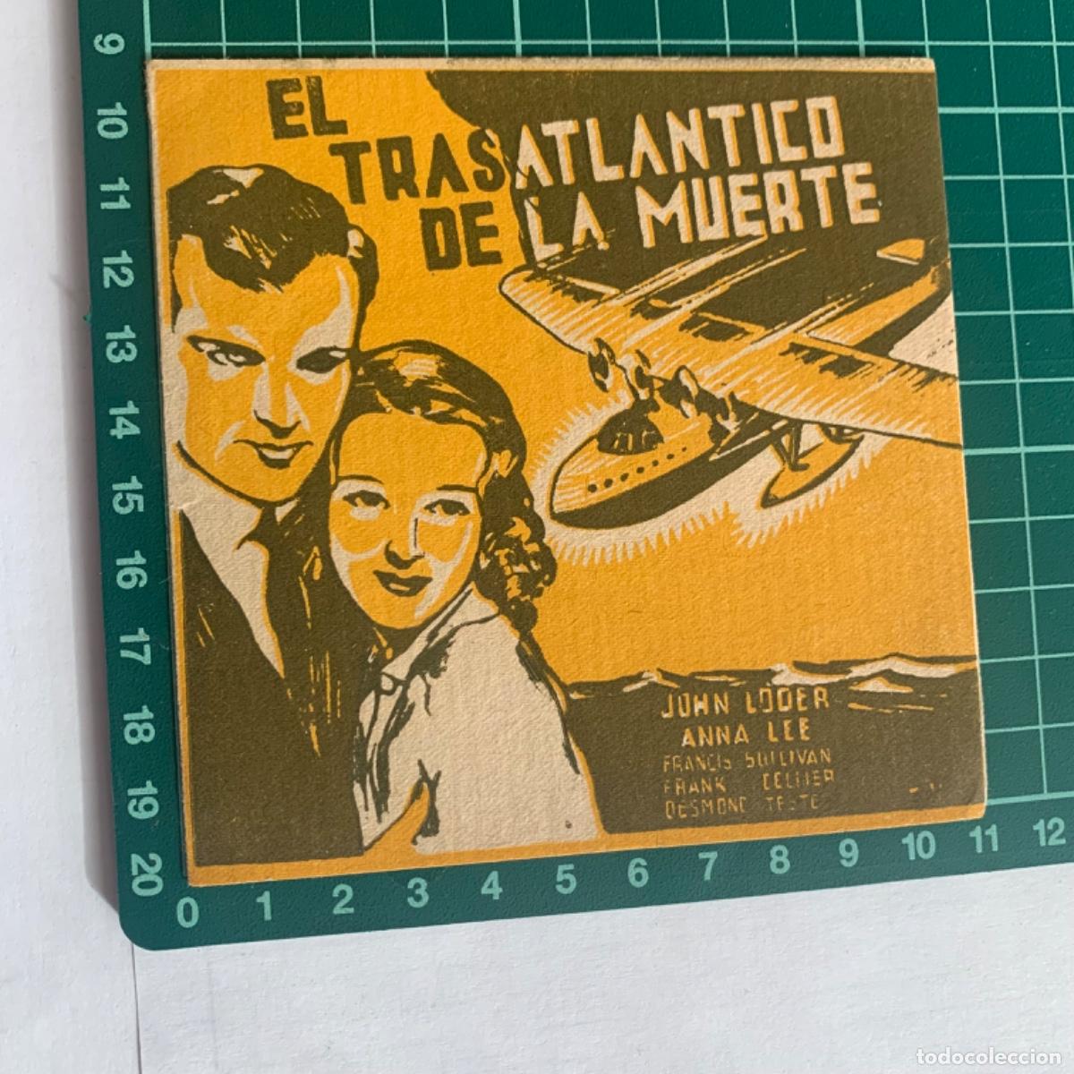 Kino: Programa de cine folleto de mano pelicula el trasatlantico de la muerte 1940 central