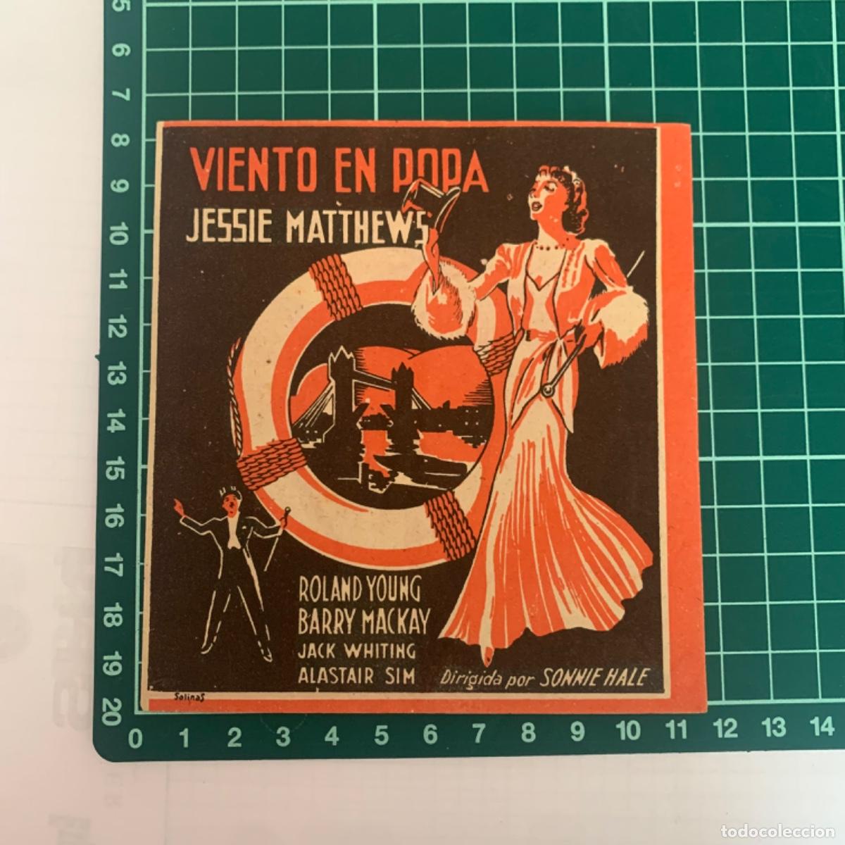 Kino: Programa de cine folleto de mano pelicula viento en popa 1941 mundial