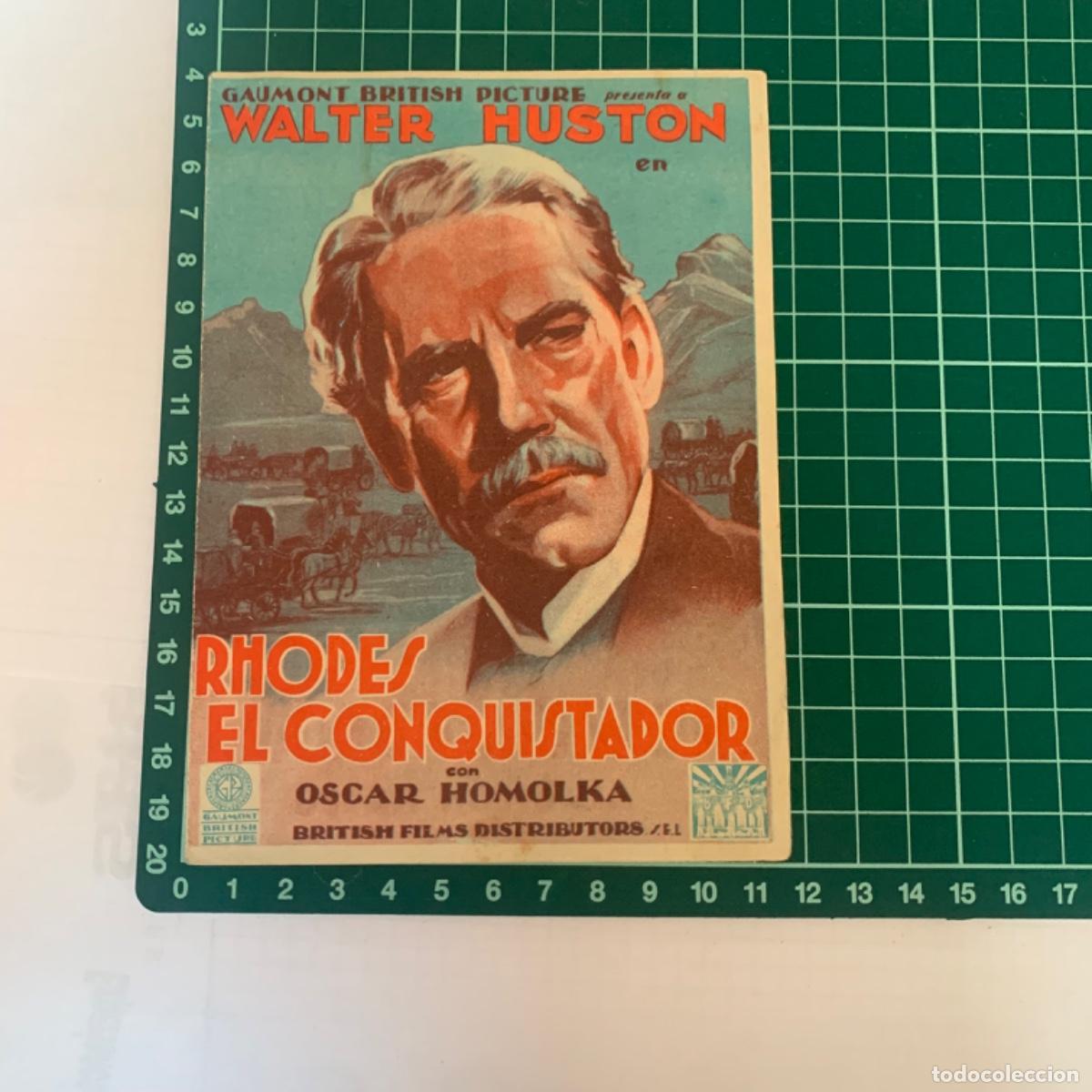 Kino: Programa de cine folleto de mano pelicula rhodes el conquistador santa cruz 1940