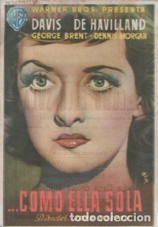 Cine: PROGRAMA DE CINE: &hellip; COMO ELLA SOLA PC-8280 - Foto 1