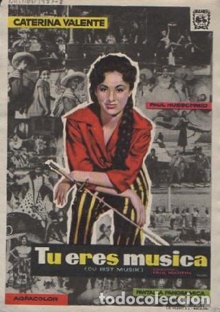 Cine: PROGRAMA DE CINE: TU ERES MUSICA PC-8285 - Foto 1