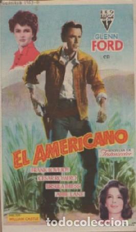 Cine: PROGRAMA DE CINE: EL AMERICANO PC-8293 - Foto 1