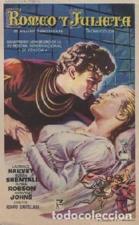 Cine: PROGRAMA DE CINE: ROMEO Y JULIETA PC-8295 - Foto 1
