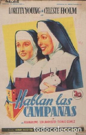 Cine: PROGRAMA DE CINE: HABLAN LAS CAMPANAS PC-8304 - Foto 1