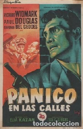 Cine: PROGRAMA DE CINE: PANICO EN LAS CALLES PC-8307 - Foto 1