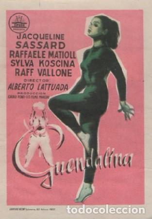 Cine: PROGRAMA DE CINE: GUENDALINA PC-8319 - Foto 1