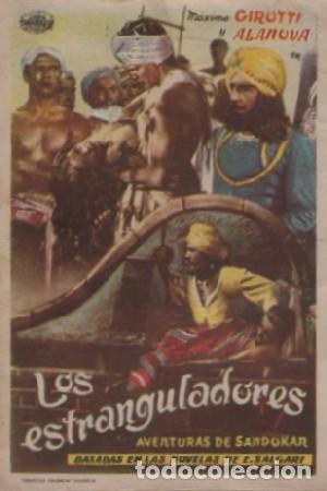 Cine: PROGRAMA DE CINE: LOS ESTRANGULADORES PC-8320 - Foto 1