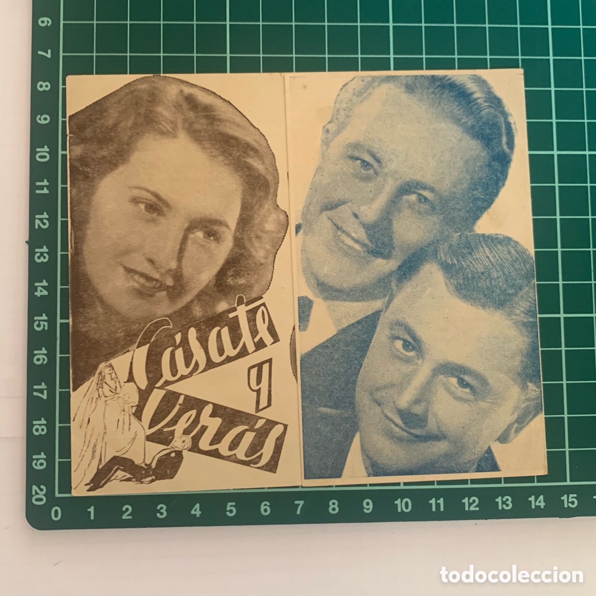 Kino: Folleto de mano, programa de cine pelicula c&aacute;sate y ver&aacute;s ideal 1941