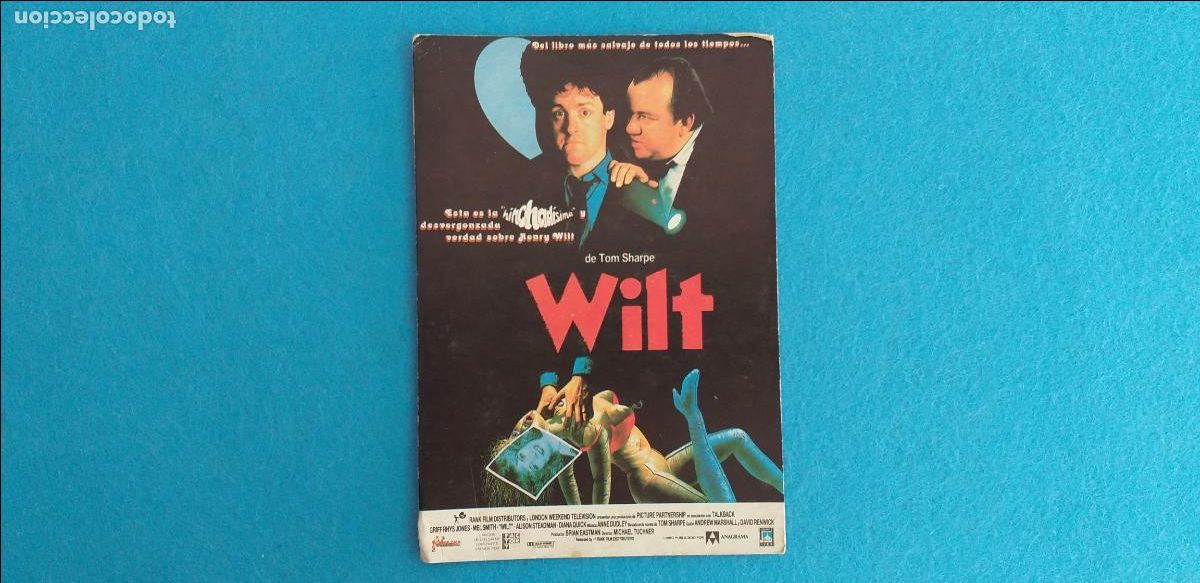 Cine: Programa de mano. Postal de cine: WILT, con Alison Steadman. - Foto 1