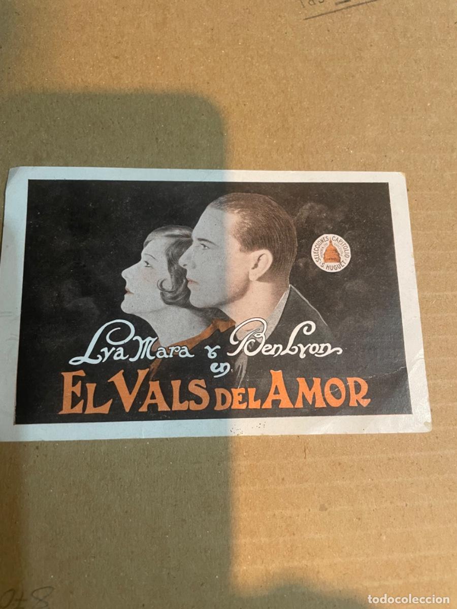 Kino: EL VALS DEL AMOR - LYA MARA Y BEN LYON -CINE DOR&Eacute; 1 DICIEMBRE 1929 SELECCIONES CAPITOLIO S. HUGUET