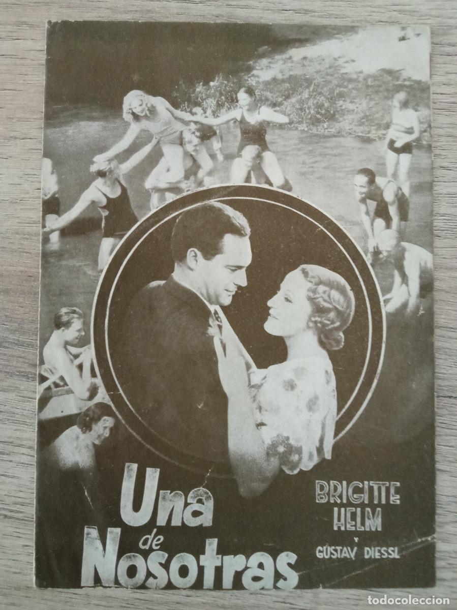  Flyers Publicitaires de films Anciens: UNA DE NOSOTRAS, BRIGITTE HELM