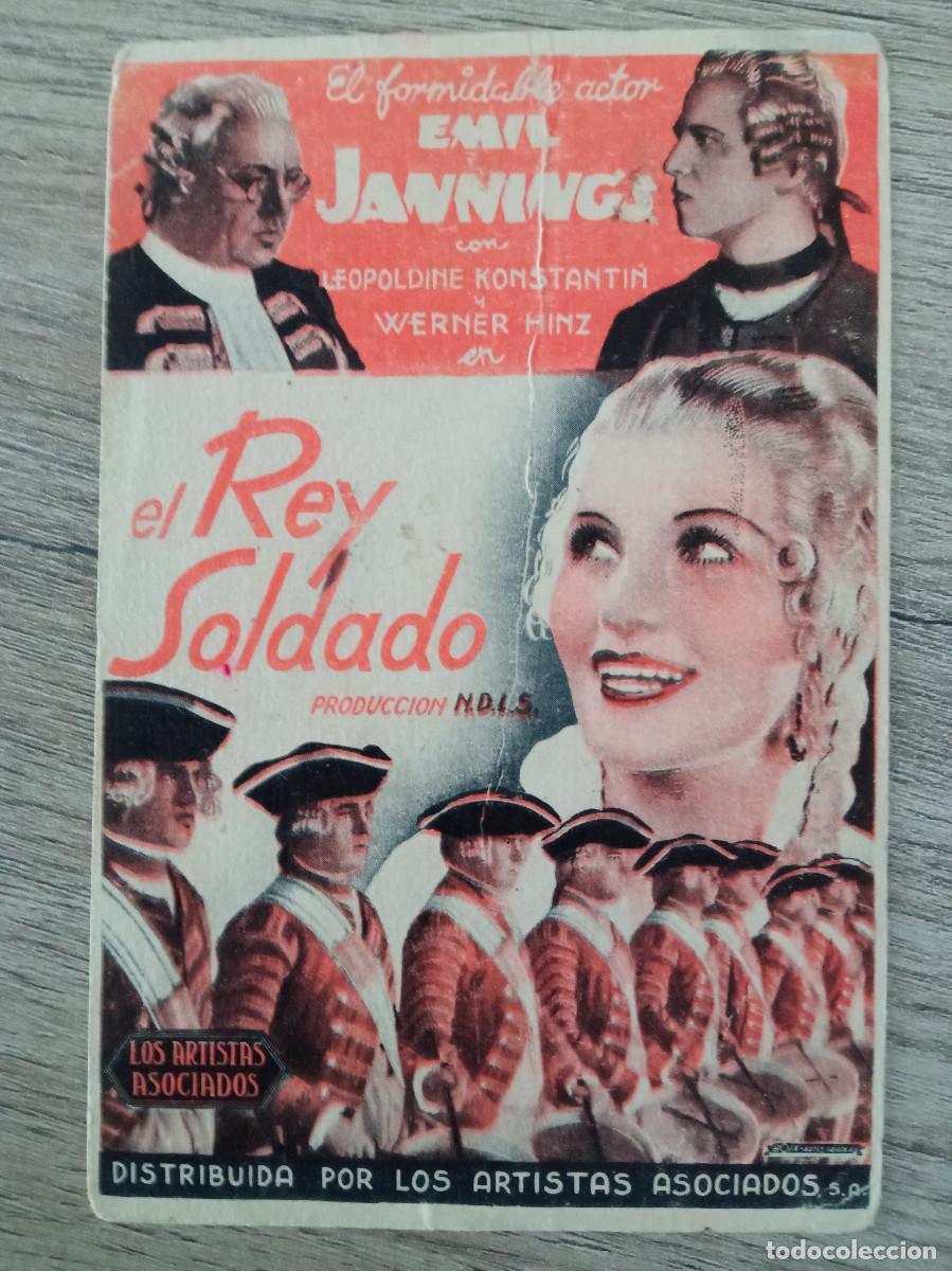  Flyers Publicitaires de films Anciens: EL REY SOLDADO, EMIL JANNINGS