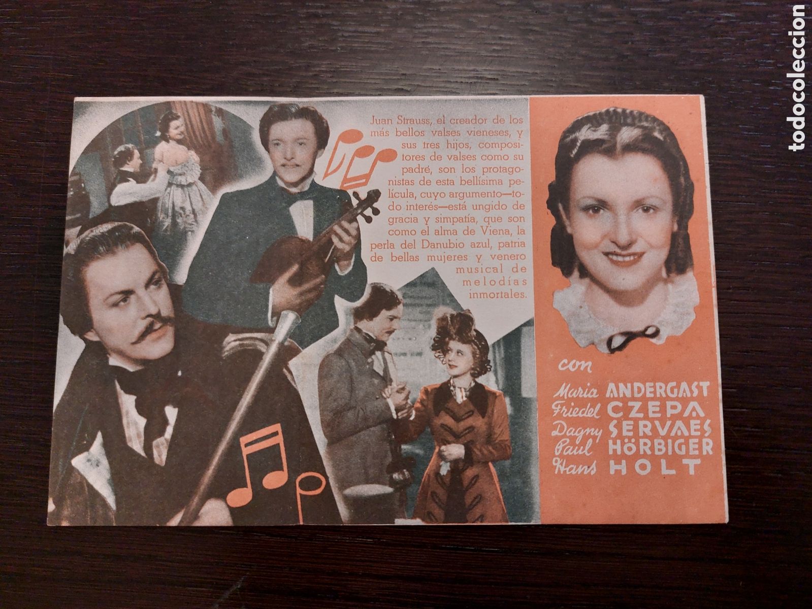 Cine: Programa doble Divino Vals con Hans Holt . Sin publicidad - Foto 2