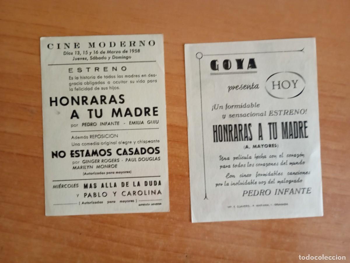 Cine: ALB3-- PROGRAMA DE CINE --- HONRARAS A TU MADRE - Foto 2