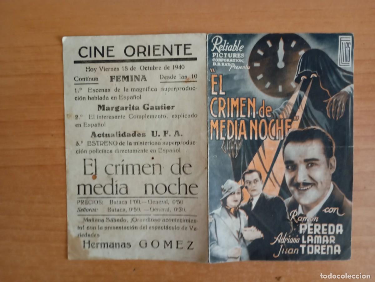 Cine: ALB3-- PROGRAMA DE CINE ---EL CRIMEN DE MEDIANOCHE - Foto 1