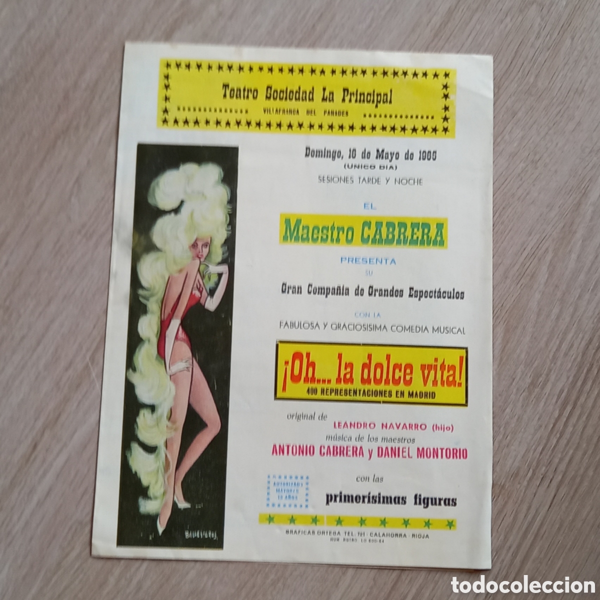 Cine: ANTIGUO PROGRAMA DE CINE TEATRO LA SOCIEDAD - Foto 1
