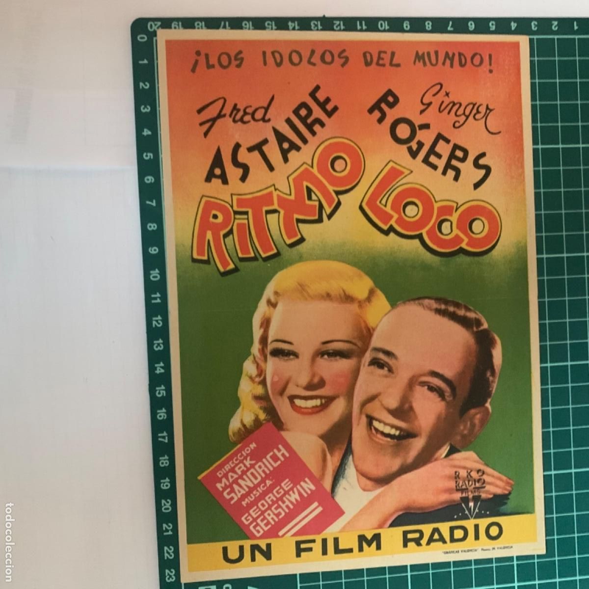  Foglietti di film di film antichi di cinema: Programa de cine folleto de mano pelicula ritmo loco 1940 capitol