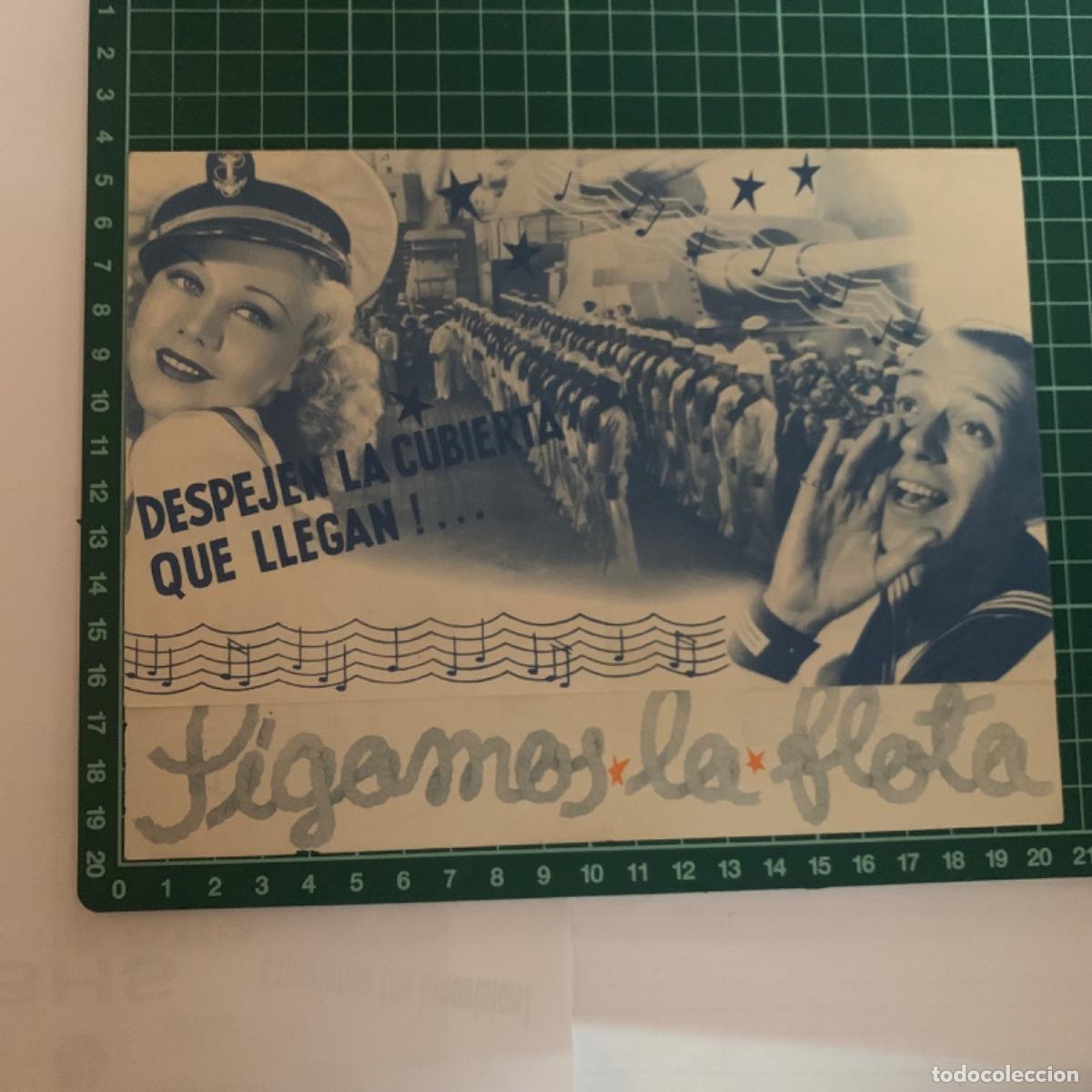  Foglietti di film di film antichi di cinema: Programa de cine folleto de mano pelicula sigamos la flota capitol 1940