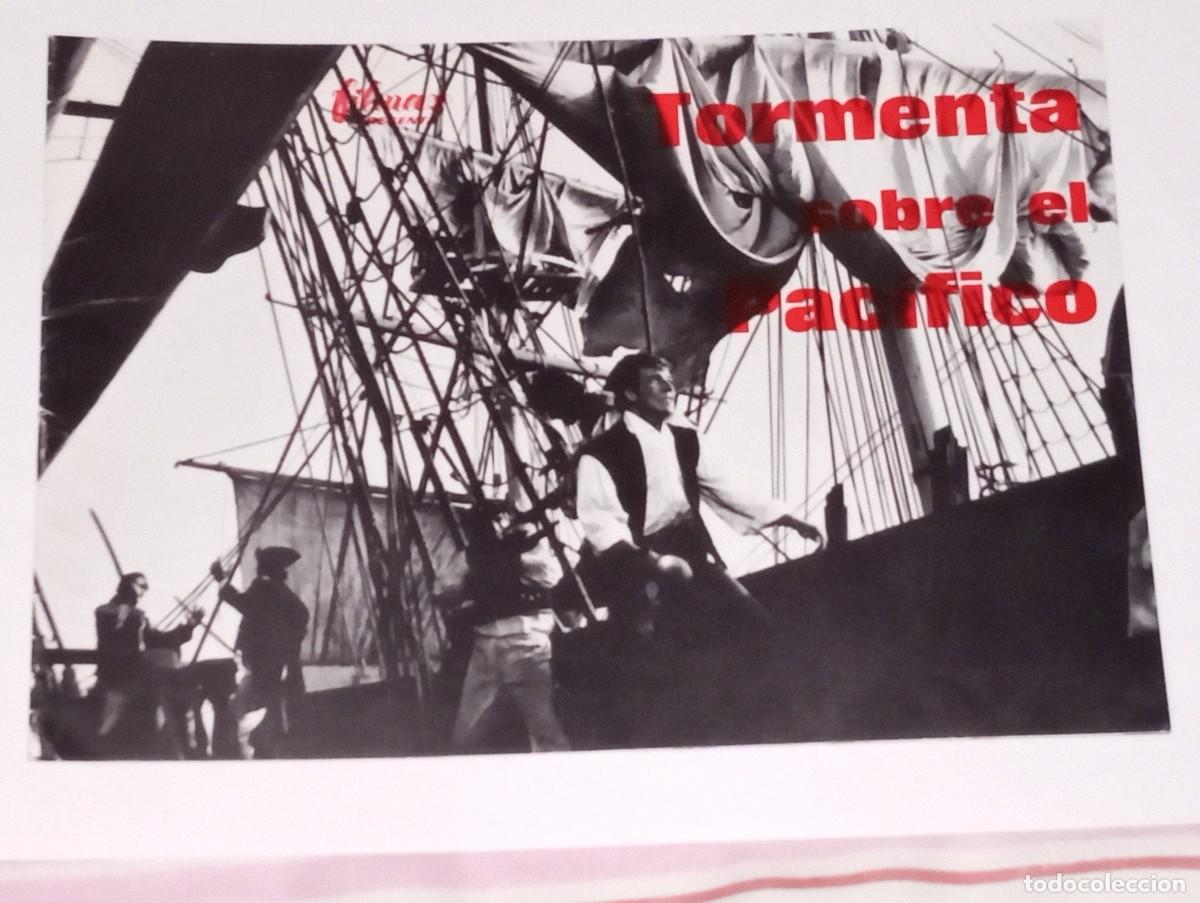 Kino: ANTIGUO FOLLETO PROGRAMA REVISTA TORMENTA SOBRE EL PACIFICO FILMAX A&Ntilde;O 1967